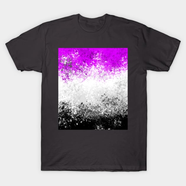 No More Fear #2 Asexual Pride T-Shirt by Vivid Chaos